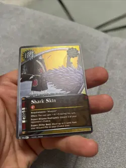 Naruto Card Ccg Tcg - Shark Skin Foil 996 Unlim Nm - Image 3