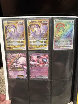 Pokemon Mewtwo VSTAR, M Mewtwo EX, Team Rocket's Mewtwo EX Card Lot (5) - Image 1