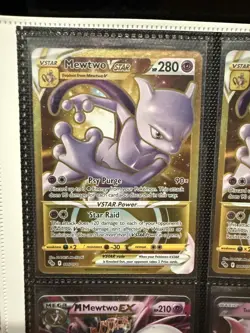 Pokemon Mewtwo VSTAR, M Mewtwo EX, Team Rocket's Mewtwo EX Card Lot (5) - Image 2