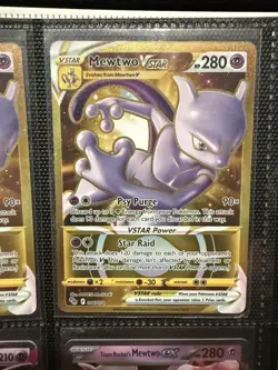 Pokemon Mewtwo VSTAR, M Mewtwo EX, Team Rocket's Mewtwo EX Card Lot (5) - Image 3