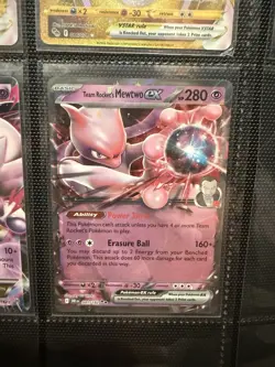 Pokemon Mewtwo VSTAR, M Mewtwo EX, Team Rocket's Mewtwo EX Card Lot (5) - Image 5