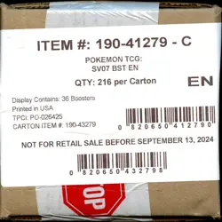 6x SV Stellar Crown SEALED SV07 Booster Box (CASE of AUTHENTIC Pokemon Cards) - Image 2