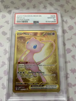 Pokemon Mew EX TCG Scarlet & Violet Hyper Rare Holo Card 2023 - Image 1