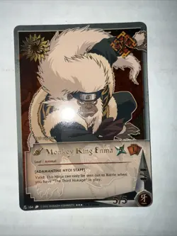 Monkey King Enma N-164 Super Rare Foil Revenge & Rebirth 1st Ed Naruto Card Rare - Image 1