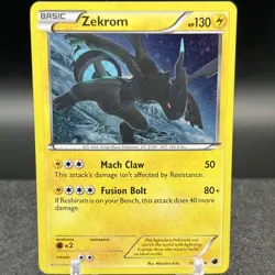 Zekrom 39/116 Cosmos Holo Rare BW Plasma Freeze Pokemon Card - Image 1