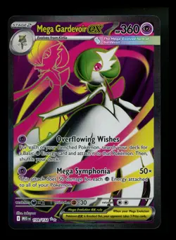 Mega Gardevoir ex 159/132 Mega Evolution 2025 Full Art Pokemon Card TCG - Image 1