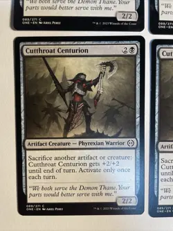 4x Mtg Phyrexia All Will Be One Cutthroat Centurion NM/M Magic The Gathering - Image 2