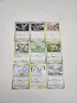 Pokemon Card Lot Of 9 Various Minccino Cinccino Collection - Image 2