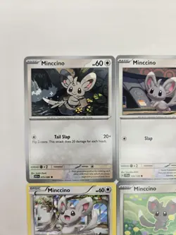 Pokemon Card Lot Of 9 Various Minccino Cinccino Collection - Image 3