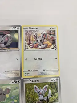 Pokemon Card Lot Of 9 Various Minccino Cinccino Collection - Image 5
