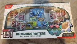 Pokemon TCG Scarlet & Violet 151 Blooming Waters Premium Box 4 Cards English - Image 1