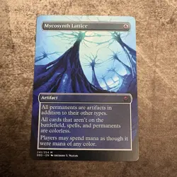 Mycosynth Lattice - Custom Art MTG Magic The Gathering Playtest Card - Image 1