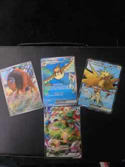 Lot of 4 Pokemon Cards TCG - Image 1