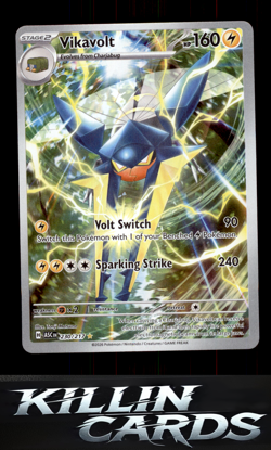 Vikavolt - 230/217 230/217 Pokemon Illustration Rare ME: Ascended Heroes Card NM - Image 1