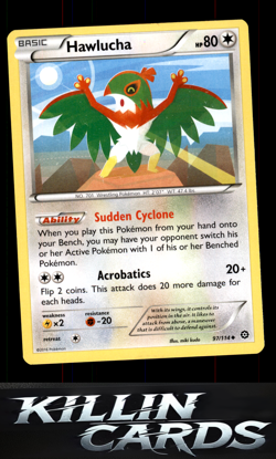 Hawlucha 97/114 Pokemon Uncommon XY - Steam Siege Card NM - Image 1