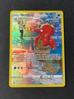 NEAR MINT! Octillery TG03/TG30 Brilliant Stars Trainer Gallery Pokemon Card! - Image 1