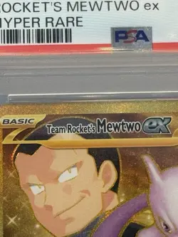 2025 POKEMON DRI EN-DESTINED RIVALS #240 ROCKET'S MEWTWO EX HYPER RARE. PSA 10. - Image 4