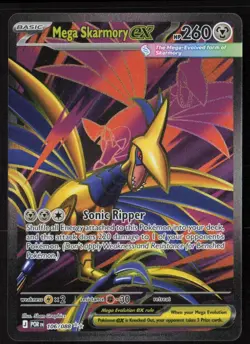 Mega Skarmory ex - 106/088 - Ultra Rare - Perfect Order - Pokemon Card - NM/M - Image 1