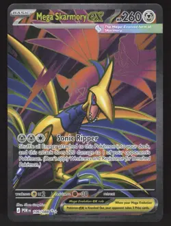 Mega Skarmory ex - 106/088 - Ultra Rare - Perfect Order - NM/M - Pokemon Card - Image 1