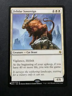 MTG Felidar Sovereign - The List Reprints Regular - NM Magic The Gathering - Image 1