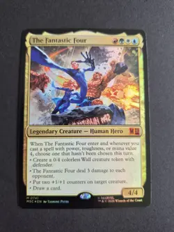 The Fantastic Four - Foil - Magic the Gathering - MtG Marvel Mythic - Image 1