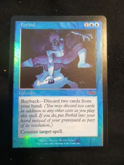 Forbid FNM FOIL Promos Magic The Gathering MTG Card NM/Never Played - Image 1