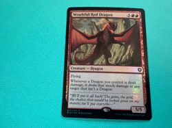 Foil - Wrathful Red Dragon - CLB - Baldur's Gate - MTG - Magic the Gathering - Image 2