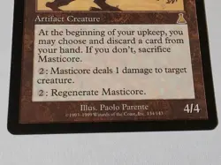 MTG Magic the Gathering - Urza's Destiny Masticore - MP - #134 FREE Shipping - Image 5