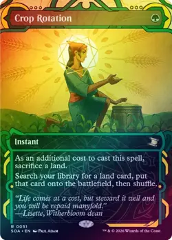Crop Rotation #51 Foil (NM) - Secrets of Strixhaven Mystical Archive MTG - Image 1