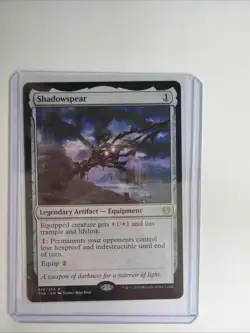MTG Shadowspear NM Legendary Artifact - Image 1