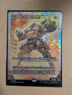 Magic the Gathering Krang Utrom Warlord #300 TMNT Fracture Foil - Image 1