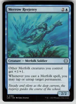 Merrow Reejerey Uncommon Commander: The Lost Caverns of Ixalan 165 MTG NM 2023 - Image 1