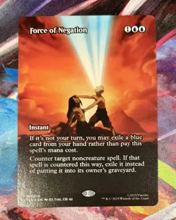 Force of Negation (Borderless) * Avatar The Last Airbender Eternal MTG - Image 1