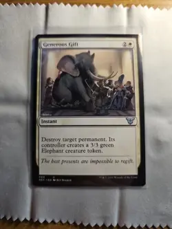Generous Gift - NEC - Uncommon - MTG Magic Pack fresh - Image 1