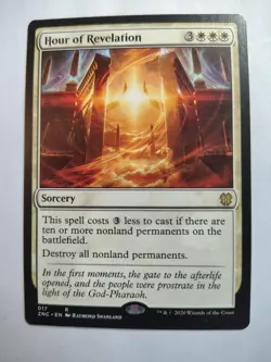 Hour of Revelation 17 R Commander: Zendikar Rising Magic: The Gathering NM/M - Image 1