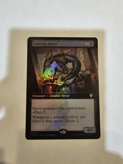Lazotep Sliver (Extended Art) Commander Masters Foil - Image 1