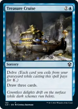 Treasure Cruise - Moderately Played, English - Image 1