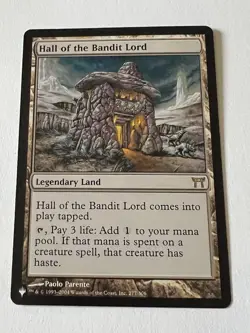 Hall of the Bandit Lord The List Reprints Regular - Image 1