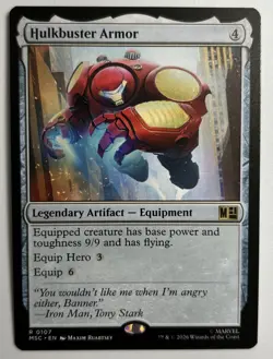 Hulk Buster Armor (MSC 107 Rare) MTG Commander: Marvel Super Heroes - Image 2