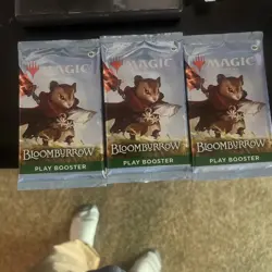 3 Packs Magic the Gathering Play Booster Pack Lot MTG Bloomburrow - Image 1
