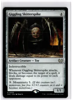 Giggling Skitterspike Duskmourn 39 LP x1 MTG Magic: the Gathering - Image 1