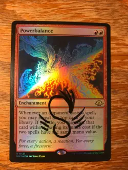 Magic the Gathering MTG foil Powerbalance Modern Horizons 3 signed NM - Image 1