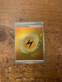 Three Swirls!!!-Pokemon TCG - Lightning Energy - SVEen 004 - Cosmos Holo - Image 1