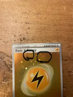 Three Swirls!!!-Pokemon TCG - Lightning Energy - SVEen 004 - Cosmos Holo - Image 3