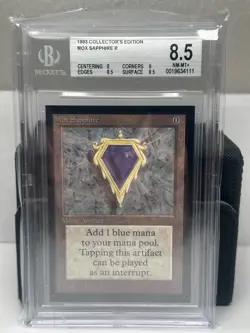1993 MOX SAPPHIRE Magic the Gathering Collector's Edition CE BGS 8.5 MTG Graded - Image 1