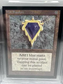 1993 MOX SAPPHIRE Magic the Gathering Collector's Edition CE BGS 8.5 MTG Graded - Image 3