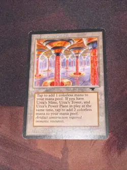 Urza’s Power Plant X1 Mtg Antiquities Lp/Mp Pillars Columns - Image 1