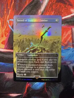 Wizards MTG Sword of Feast and Famine Foil Assassin's Creed x2 and 6 others - Image 2