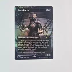 Keen Duelist (Rainbow Foil) 828 Holo Secret Lair Magic: The Gathering LP - Image 1