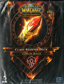 WOW WORLD OF WARCRAFT Class Starter Deck - Goblin Mage NEW SEALED ENG - Image 1